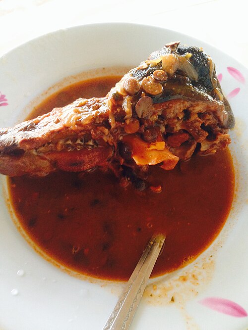 羊の頭のスープ(ブルキナファソ・ファダ)